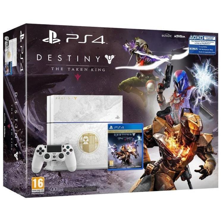 PlayStation 4 500GB - White - Limited edition Destiny: The Taken King + Destiny: The Taken King Reconditionné - Sony refurbished available on Backmarket
