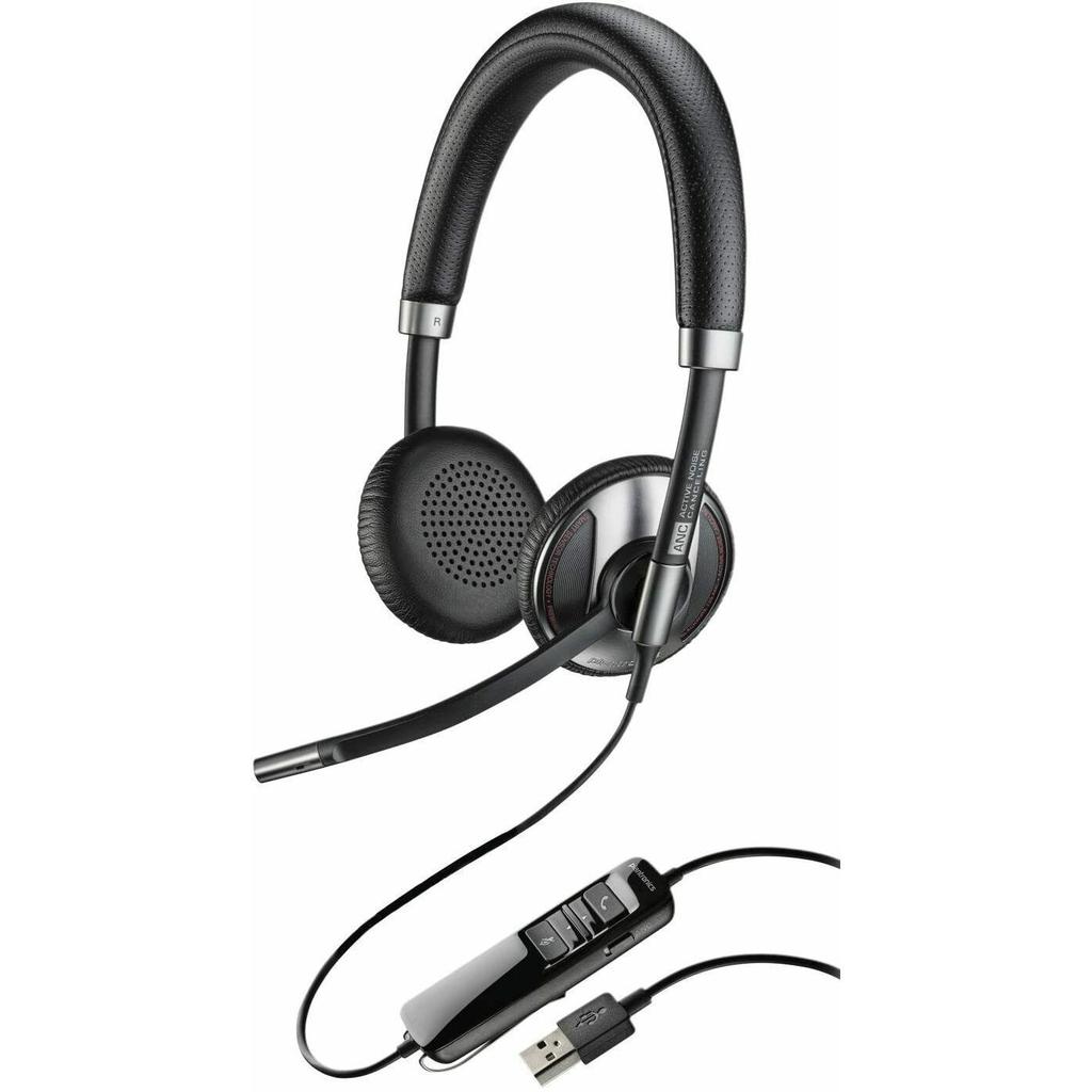 Plantronics Blackwire C725 Headphone with microphone - Black Refurbished - Plantronics refurbished available on Backmarket