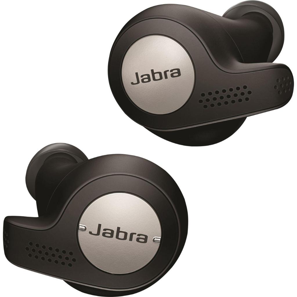 Jabra Elite Active 65t Earbud Noise-Cancelling Bluetooth Earphones - Black Refurbished - Jabra refurbished available on Backmarket