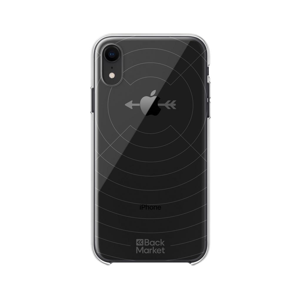 Back Market Case iPhone XR and protective screen - GRS 4.0 Recycled plastic - Transparent Refurbished - Back Market refurbished available on Backmarket