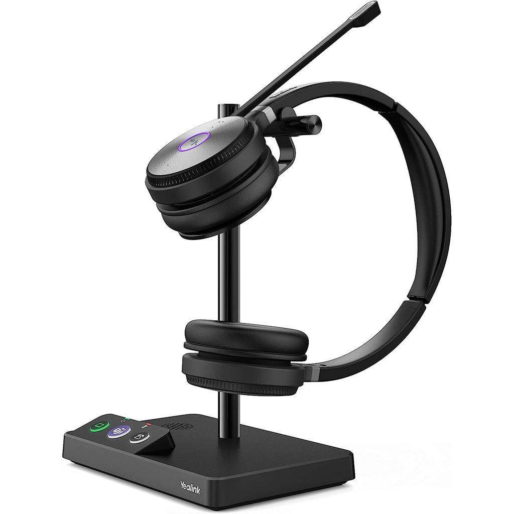 Yealink WH62D Headphone Bluetooth with microphone - Black Refurbished - Yealink refurbished available on Backmarket