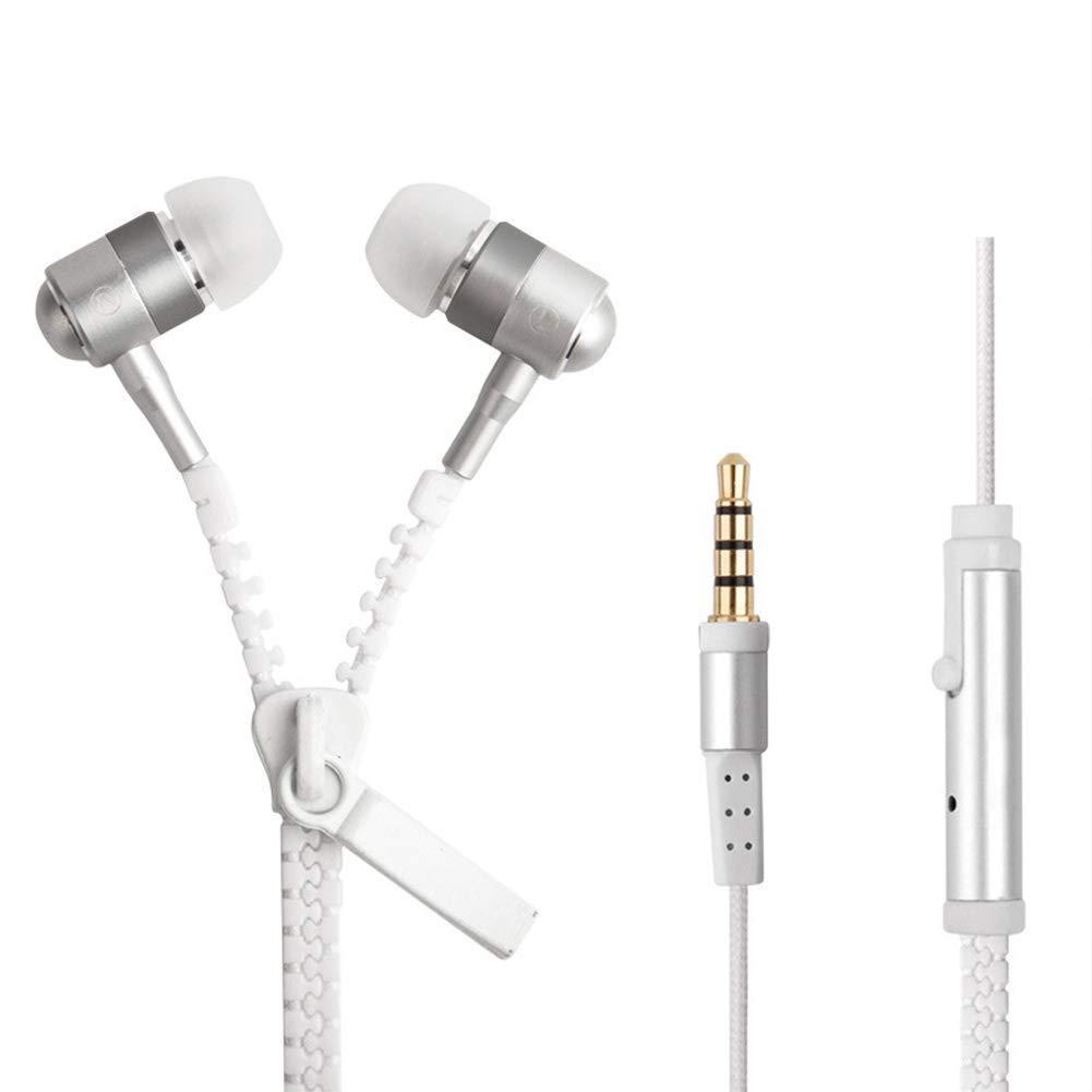 Unbranded Zipper Earphones Earbud Earphones - White Reconditionné - N/A refurbished available on Backmarket