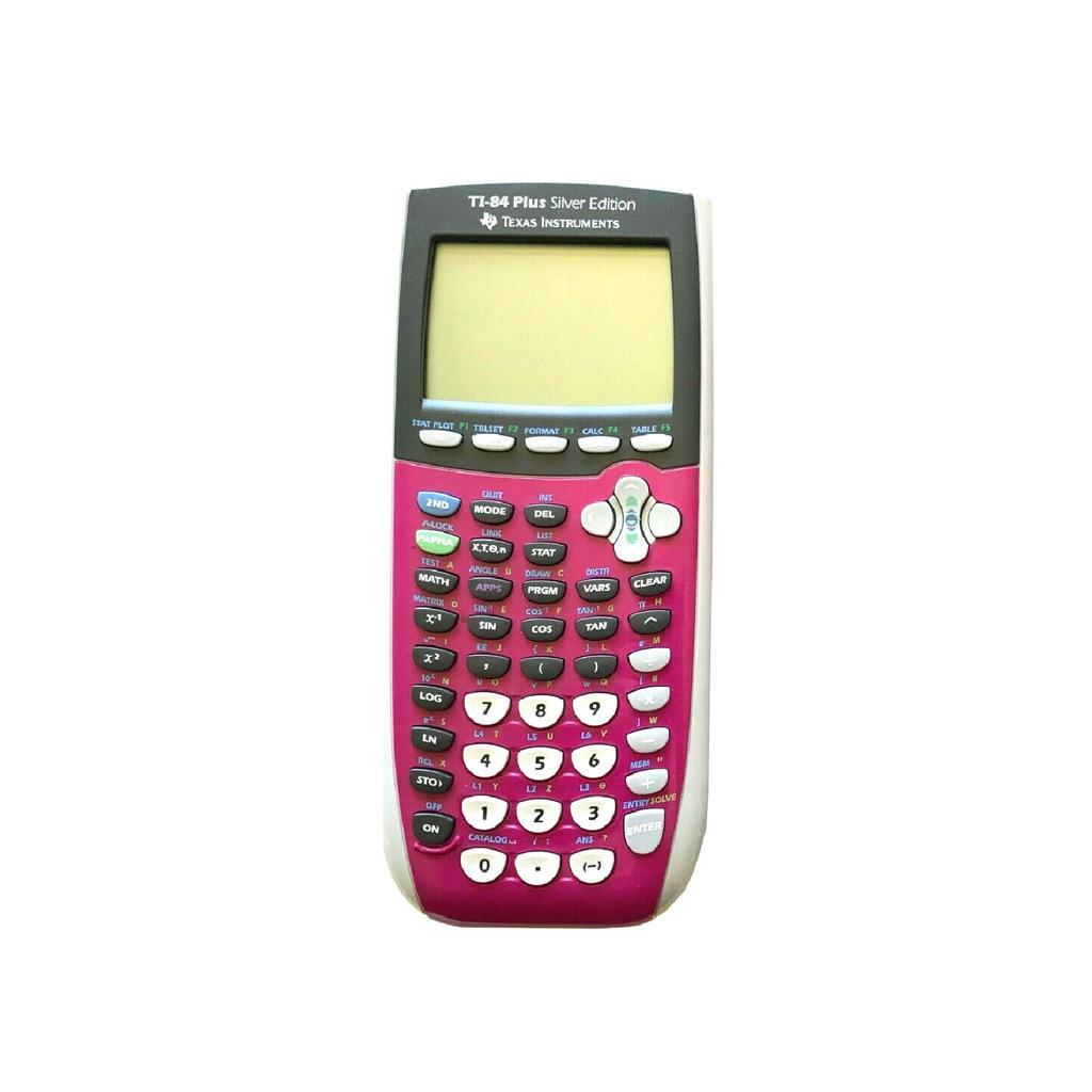 Texas Instruments TI-84 Plus Silver Edition - Raspberry Pink Calculator Refurbished - Texas Instruments refurbished available on Backmarket