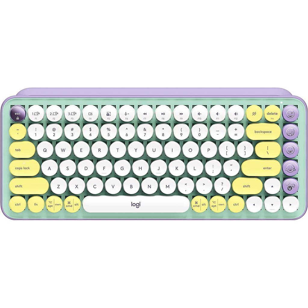 Keyboard QWERTY Wireless Logitech POP Keys Refurbished - Logitech refurbished available on Backmarket