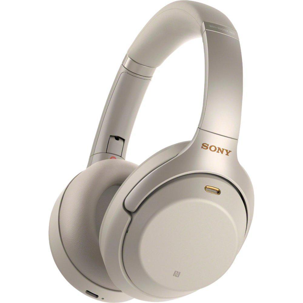Sony WH-1000XM3 Noise cancelling Headphone Bluetooth with microphone - Silver Refurbished - Sony refurbished available on Backmarket