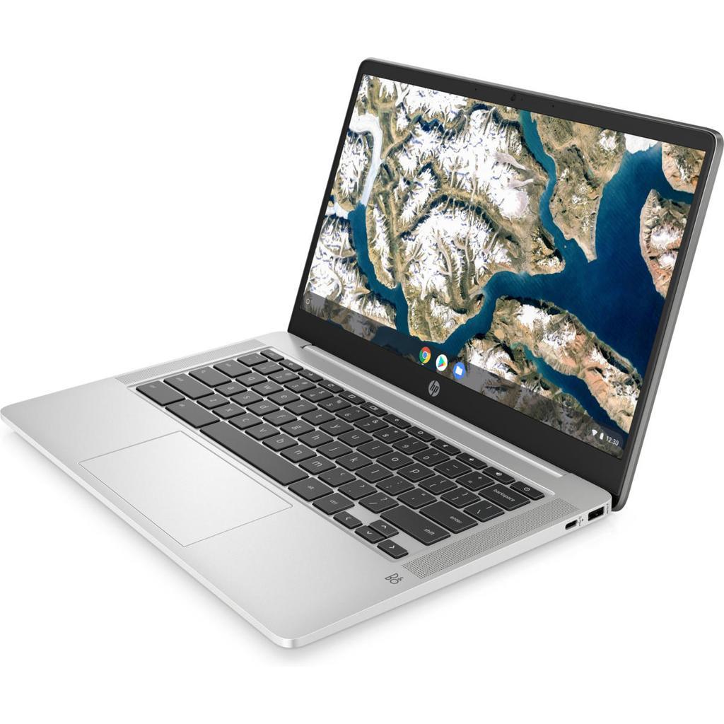HP ChromeBook 14A-NA0131 Pentium Silver N5030 1.1 GHz 64 GB SSD - 4 GB Reconditionné - Hewlett-Packard (ou HP en abrégé) refurbished available on Backmarket