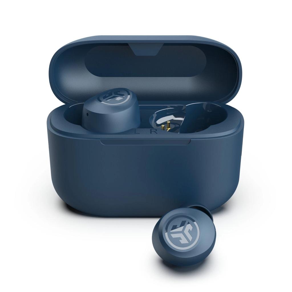 Jlab Go POP+ Earbud Noise-Cancelling Bluetooth Earphones - Navy Reconditionné - JLab Audio refurbished available on Backmarket