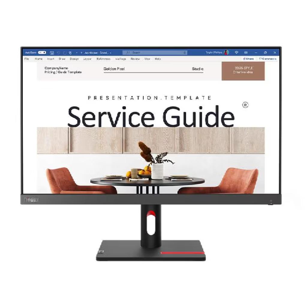 Lenovo 27-inch Monitor 1920 x 1080 LCD (Thinkvision S27I-30) Refurbished - Lenovo refurbished available on Backmarket