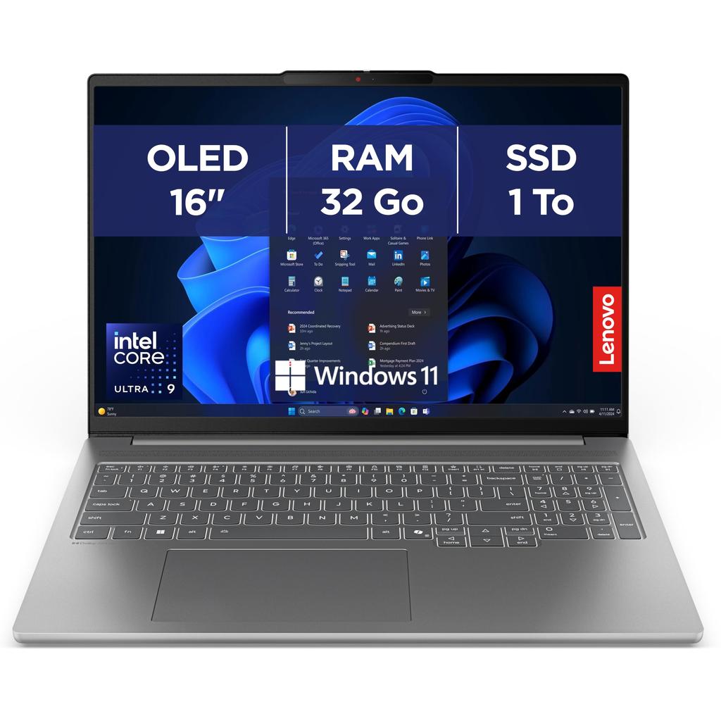 Lenovo IdeaPad Pro 5 16IAH10 16-inch (2025) - Core Ultra 9 285H - 32 GB - SSD 1 TB Reconditionné - Lenovo refurbished available on Backmarket