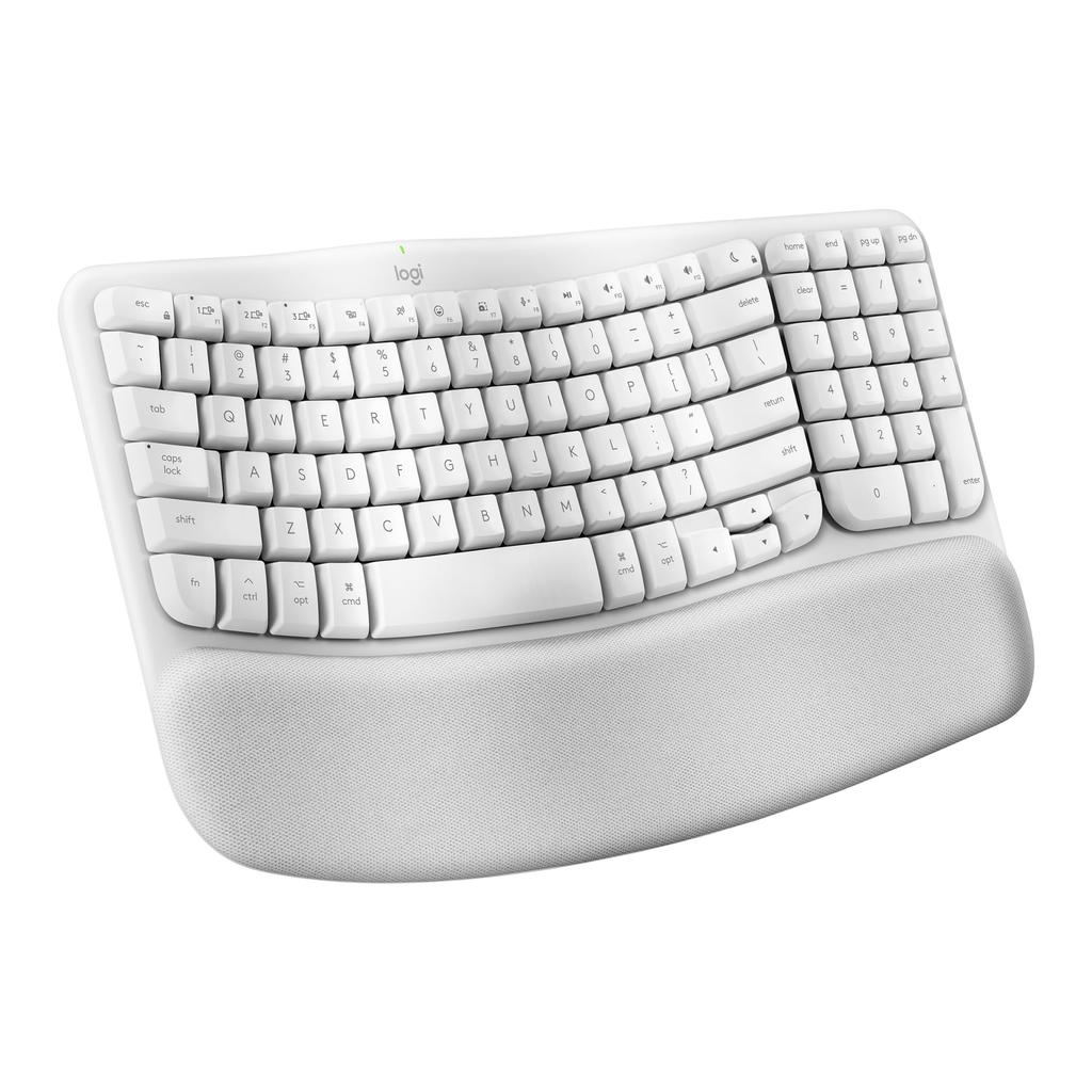 Logitech Keyboard QWERTY Wireless Wave Keys Keyboard Refurbished - Logitech refurbished available on Backmarket