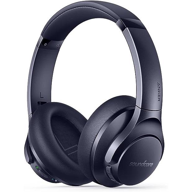 Anker Soundcore Life Q20+ Noise cancelling Headphone Bluetooth with microphone - Black Refurbished - Anker refurbished available on Backmarket