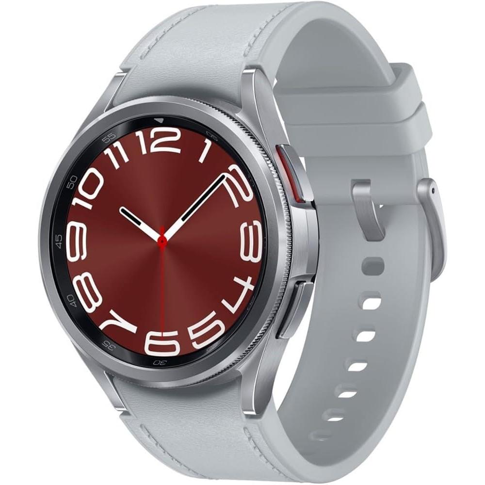 Samsung Galaxy Watch6 Classic Bluetooth + Cellular 43 mm - Silver Refurbished - Samsung refurbished available on Backmarket