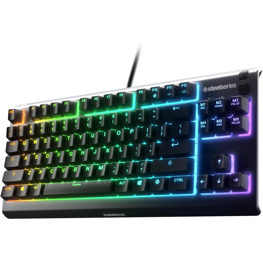 Steelseries Keyboard QWERTY Backlit Keyboard Apex 3 TKL Reconditionné - SteelSeries refurbished available on Backmarket