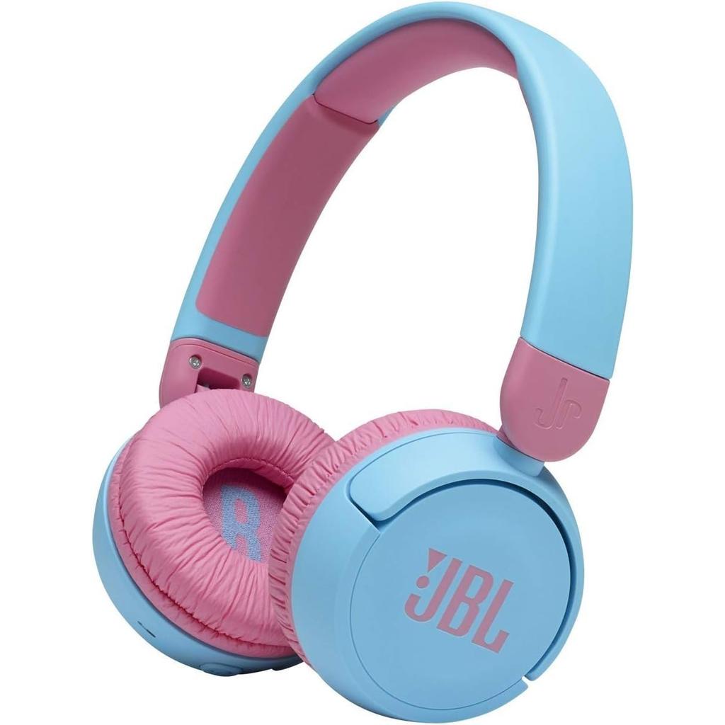 Jbl JR310BT Noise cancelling Gaming Headphone Bluetooth with microphone - Blue/Pink Reconditionné - JBL refurbished available on Backmarket