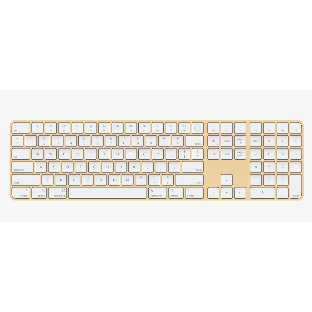 Magic Keyboard () Num Pad Wireless - Yellow - QWERTY - English (US) Reconditionné - Apple refurbished available on Backmarket