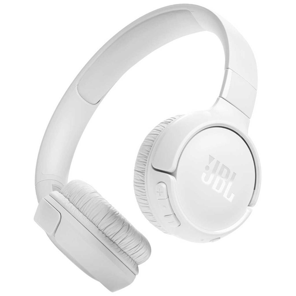 Jbl Tune 520BT Noise cancelling Gaming Headphone Bluetooth with microphone - White Refurbished - JBL refurbished available on Backmarket