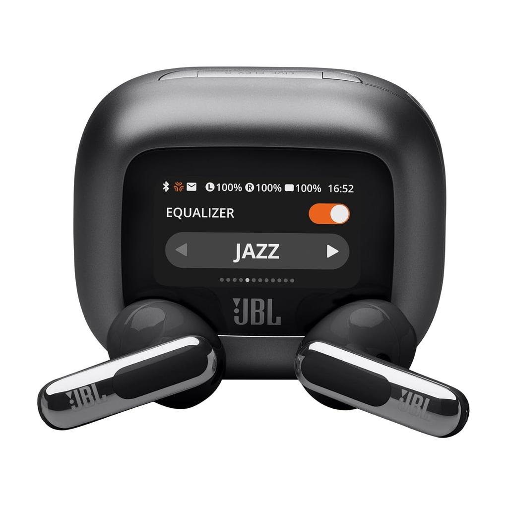 JBL Live Flex 3 Earbud Noise-Cancelling Bluetooth Earphones - Black Reconditionné - JBL refurbished available on Backmarket