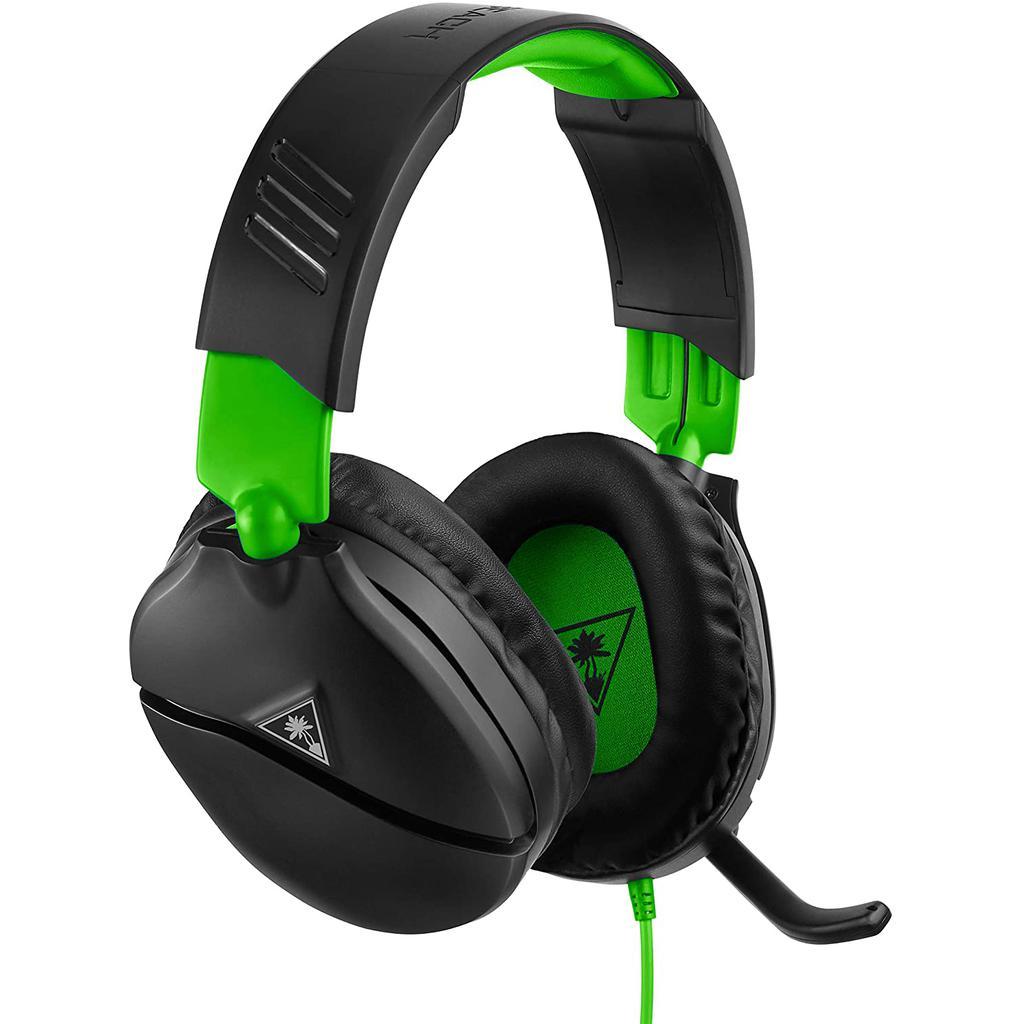 Turtle Beach Recon 70 Gaming Headphone with microphone - Black/Green Reconditionné - Turtle Beach refurbished available on Backmarket
