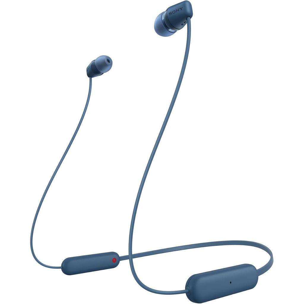 Sony WI-C100 Earbud Bluetooth Earphones - Blue Refurbished - Sony refurbished available on Backmarket