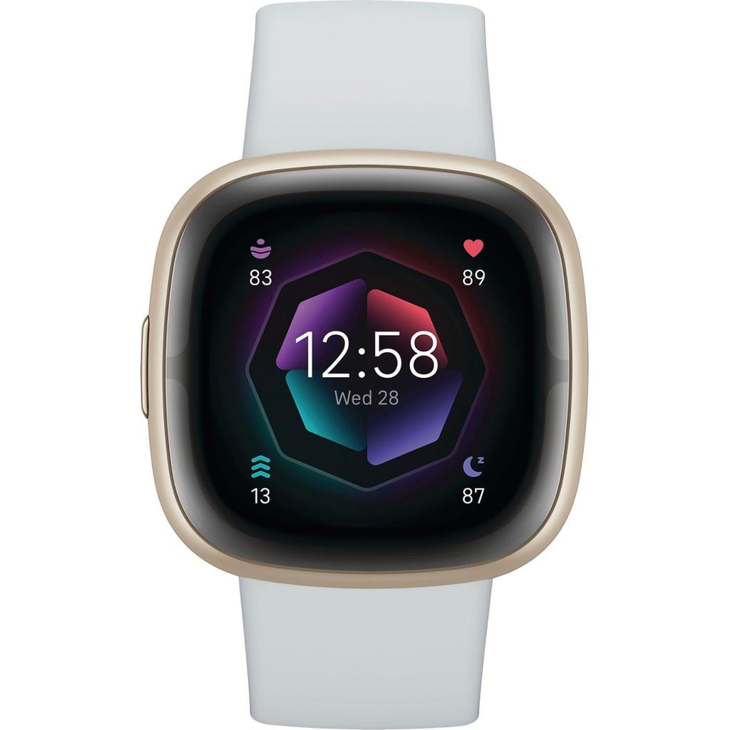 Fitbit Smart Watch Sense 2 Advanced HR - White Reconditionné - Fitbit refurbished available on Backmarket