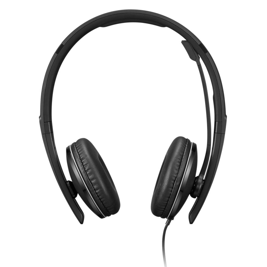 Lenovo Wired Anc Headset Gen 2 Headphone with microphone - Black Refurbished - Lenovo refurbished available on Backmarket