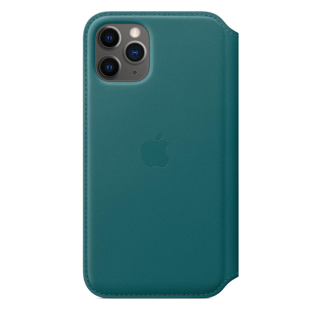 Apple Leather Folio iPhone 11 Pro - Leather Peacock Refurbished - Apple refurbished available on Backmarket