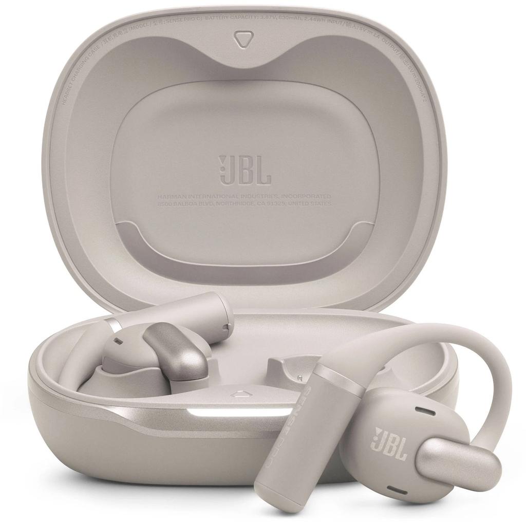 JBL Sense Pro Earbud Noise-Cancelling Bluetooth Earphones - Beige Refurbished - JBL refurbished available on Backmarket