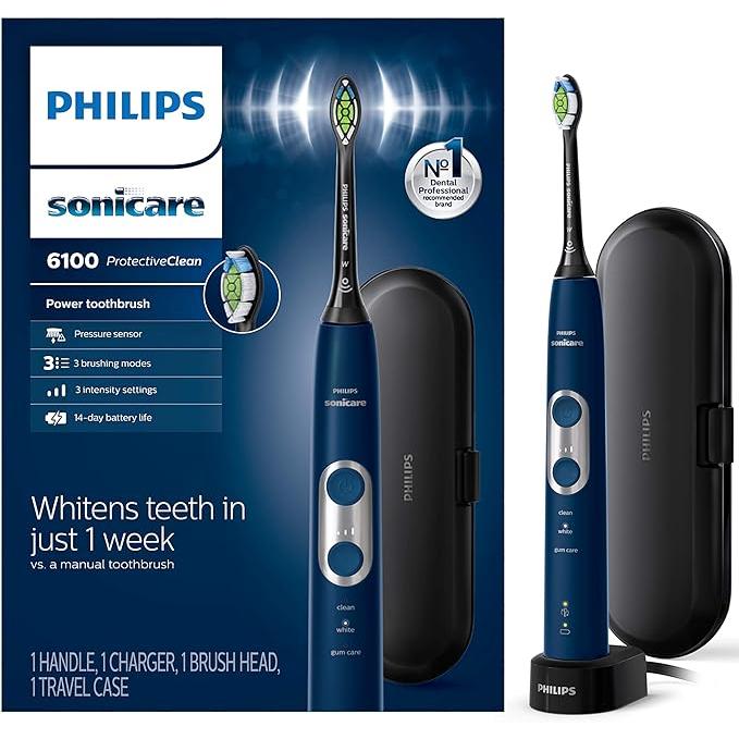 Philips Sonicare Sonicare ProtectiveClean 6100 Electric toothbrushe Refurbished - Philips Sonicare refurbished available on Backmarket