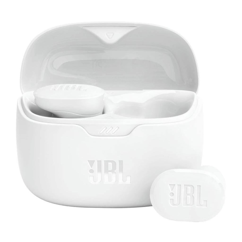 JBL Tune Buds Earbud Noise-Cancelling Bluetooth Earphones - White Reconditionné - JBL refurbished available on Backmarket