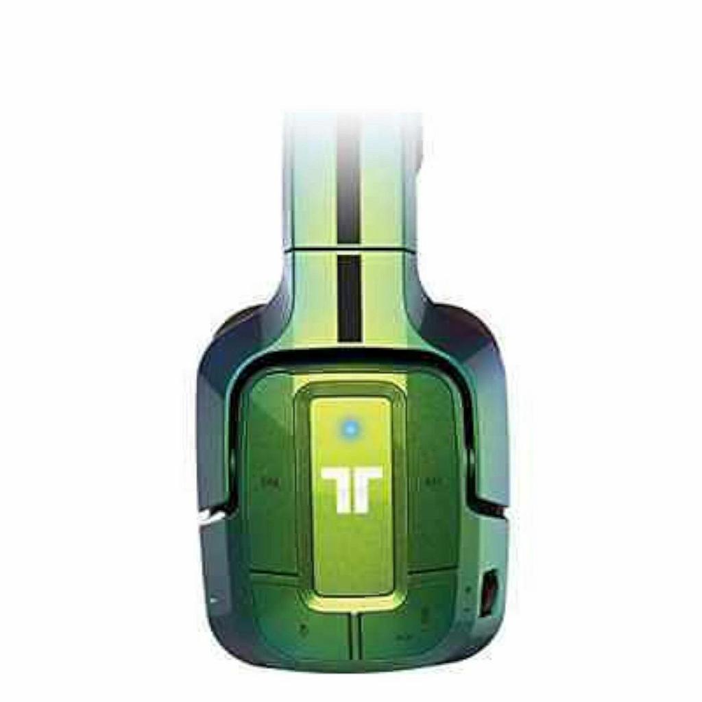 Mad Catz Tritton Noise cancelling Gaming Headphone Bluetooth with microphone - Green Refurbished - Mad Catz refurbished available on Backmarket