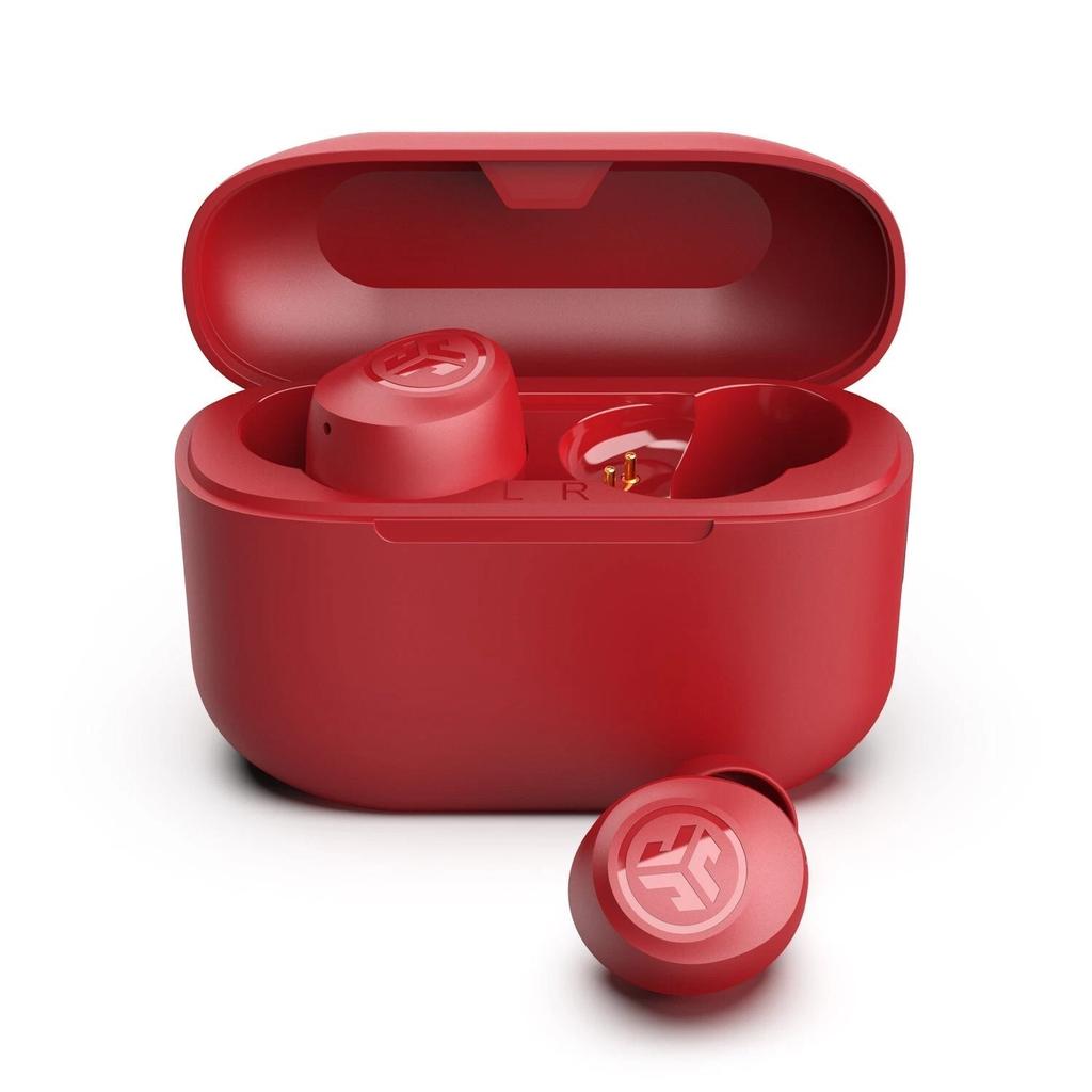 JLab Go Air Pop Earbud Noise-Cancelling Bluetooth Earphones - Red Refurbished - JLab Audio refurbished available on Backmarket
