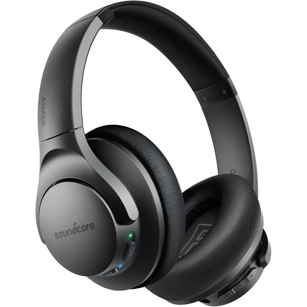 Soundcore Anker Life Q20 Noise cancelling Headphone Bluetooth with microphone - Black Refurbished - Anker Soundcore refurbished available on Backmarket