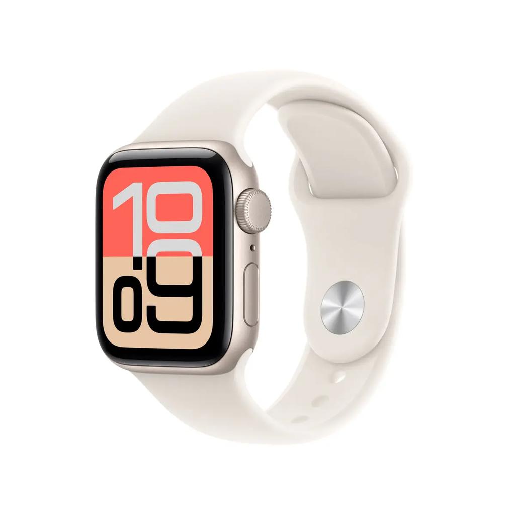 Apple Watch Series SE 3 (2025) GPS + Cellular 40 mm - Aluminium Starlight Refurbished - Apple refurbished available on Backmarket