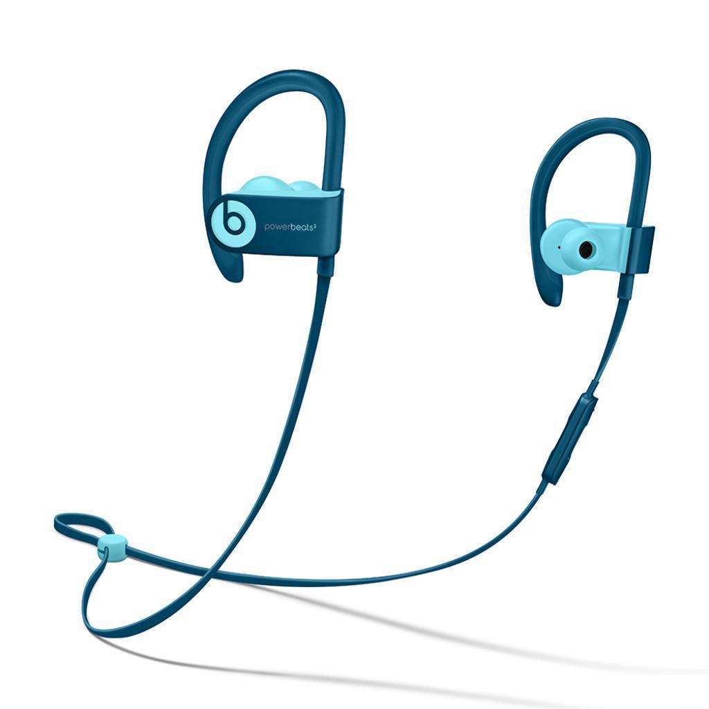 Beats By Dr. Dre Powerbeats3 Earbud Noise-Cancelling Bluetooth Earphones - Pop Blue Reconditionné - Beats by Dr. Dre refurbished available on Backmarket
