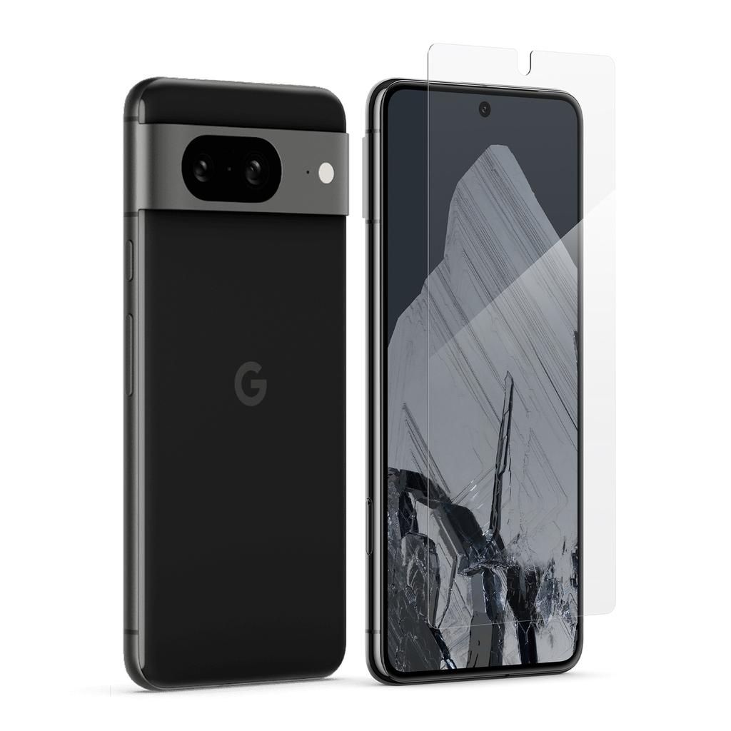 Google Pixel 8 protective screen - Tempered glass - Clear Refurbished - N/A (ou "Xbase" si cela fait référence refurbished available on Backmarket