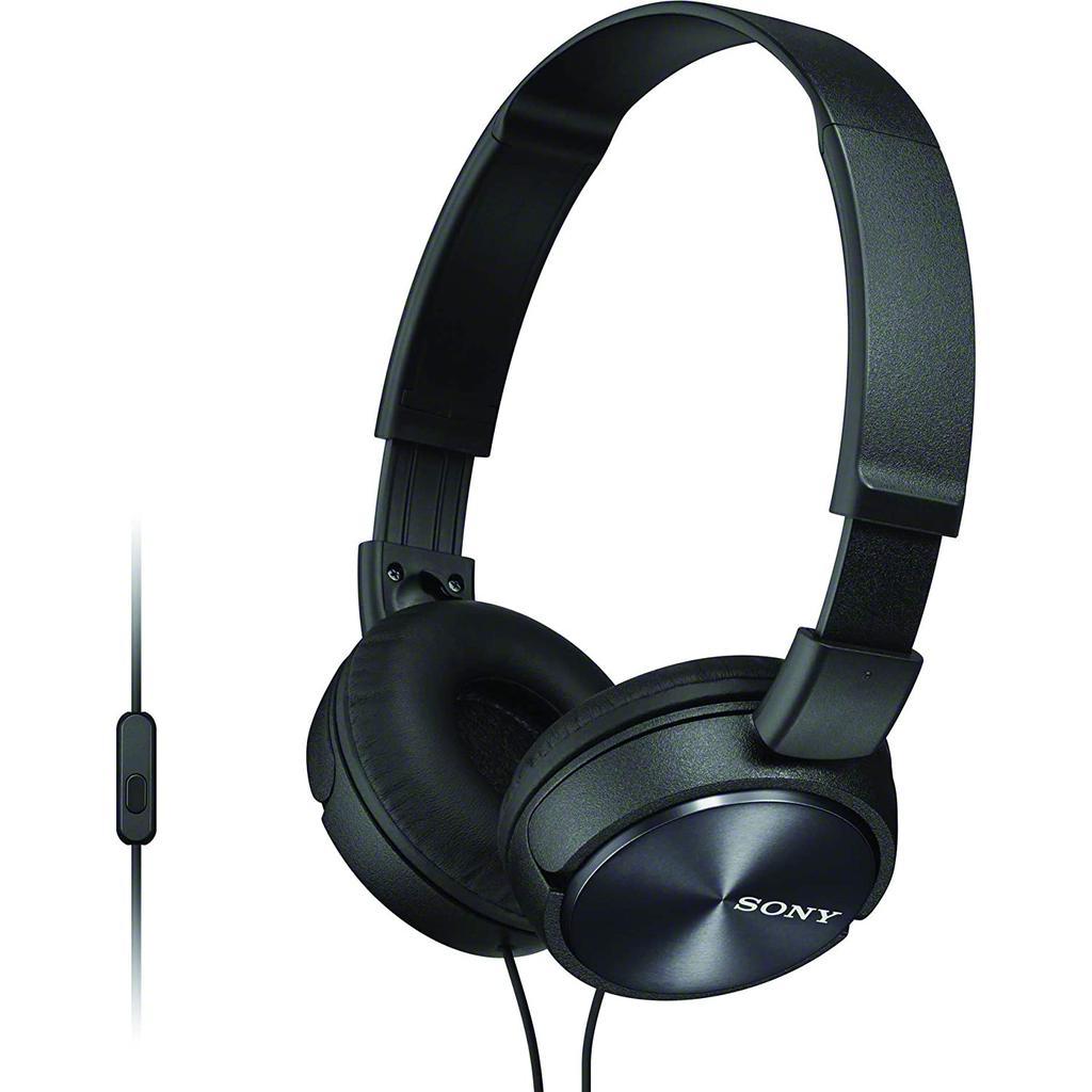 Sony MDR-ZX310AP Headphone with microphone - Black Refurbished - Sony refurbished available on Backmarket