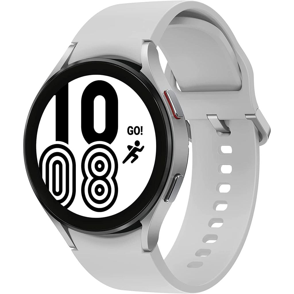 Samsung Galaxy Watch4 Bluetooth + Cellular 44 mm - Silver Reconditionné - Samsung refurbished available on Backmarket