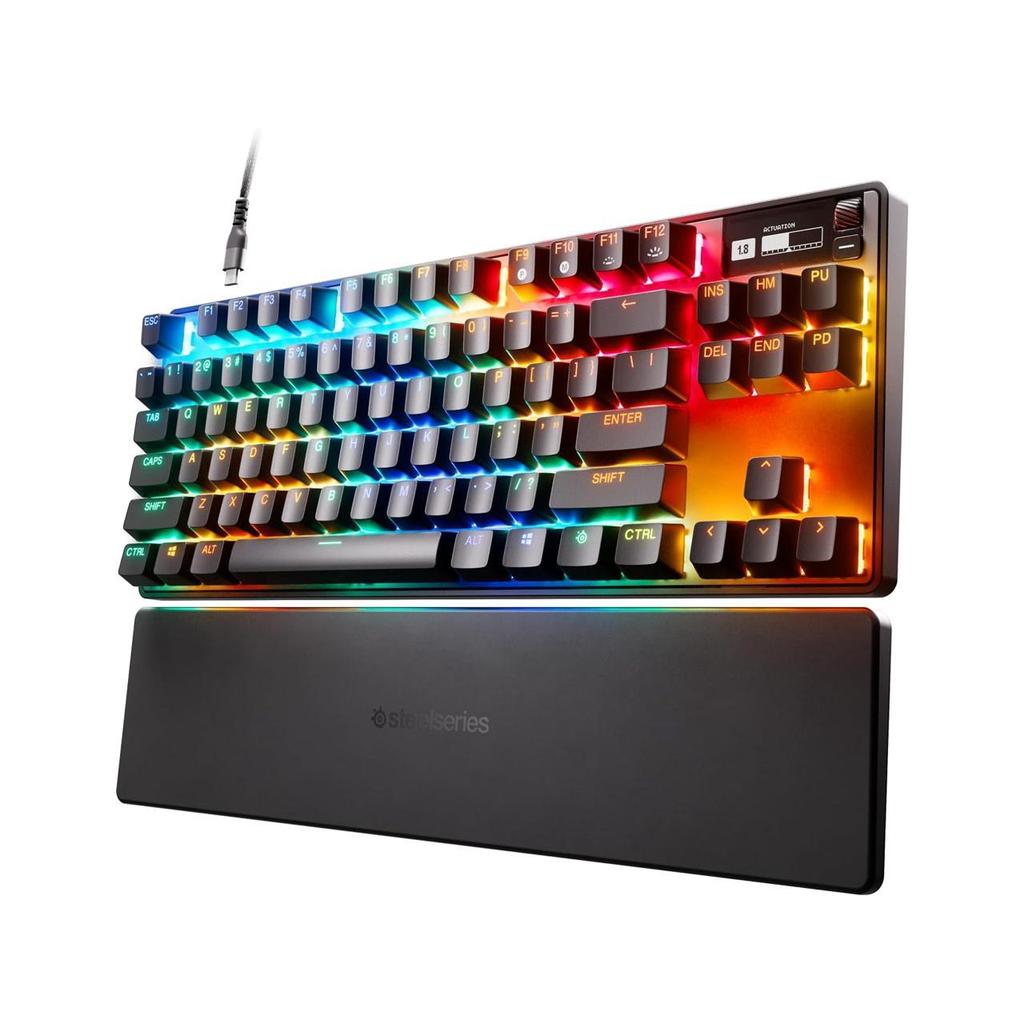 Steelseries Keyboard QWERTY Wireless Backlit Keyboard Apex Pro TK Refurbished - SteelSeries refurbished available on Backmarket