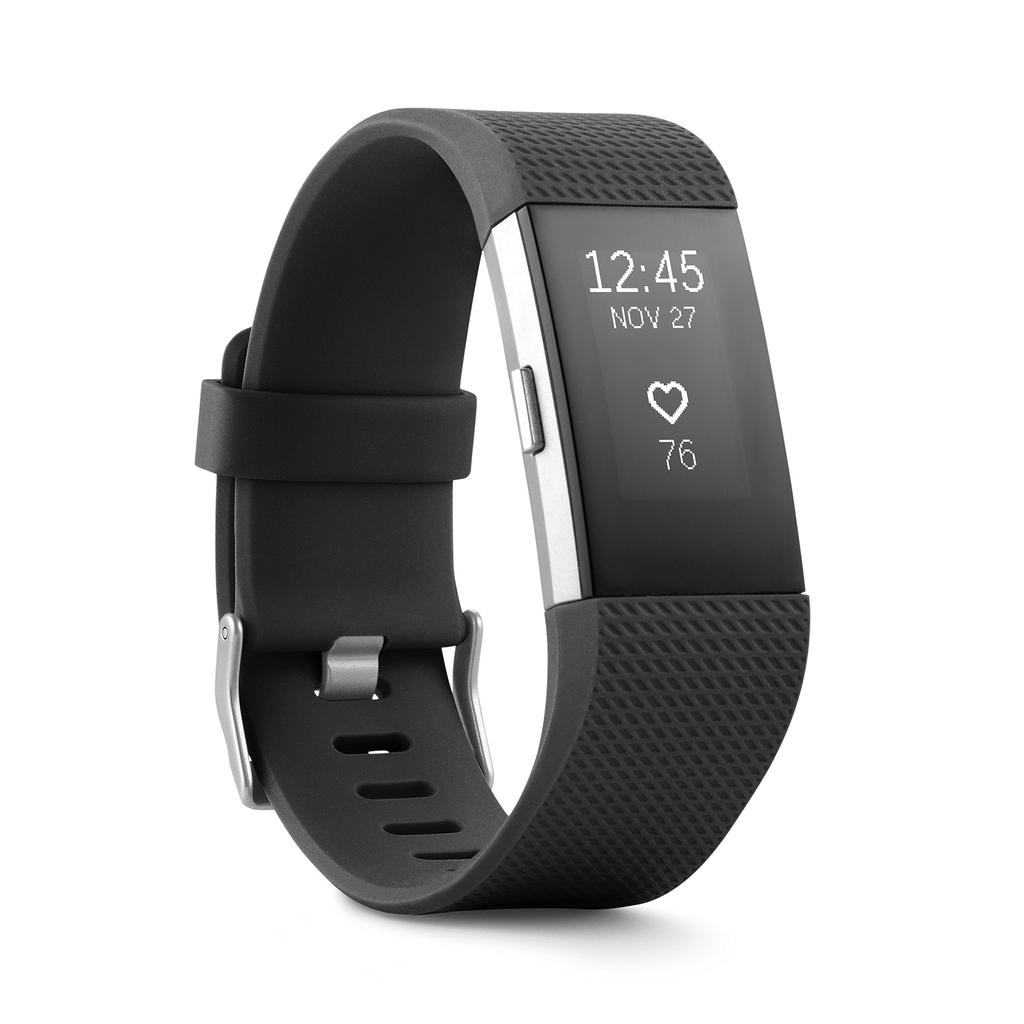 Fitbit Smart Watch Charge 2 HR - Black Reconditionné - Fitbit refurbished available on Backmarket
