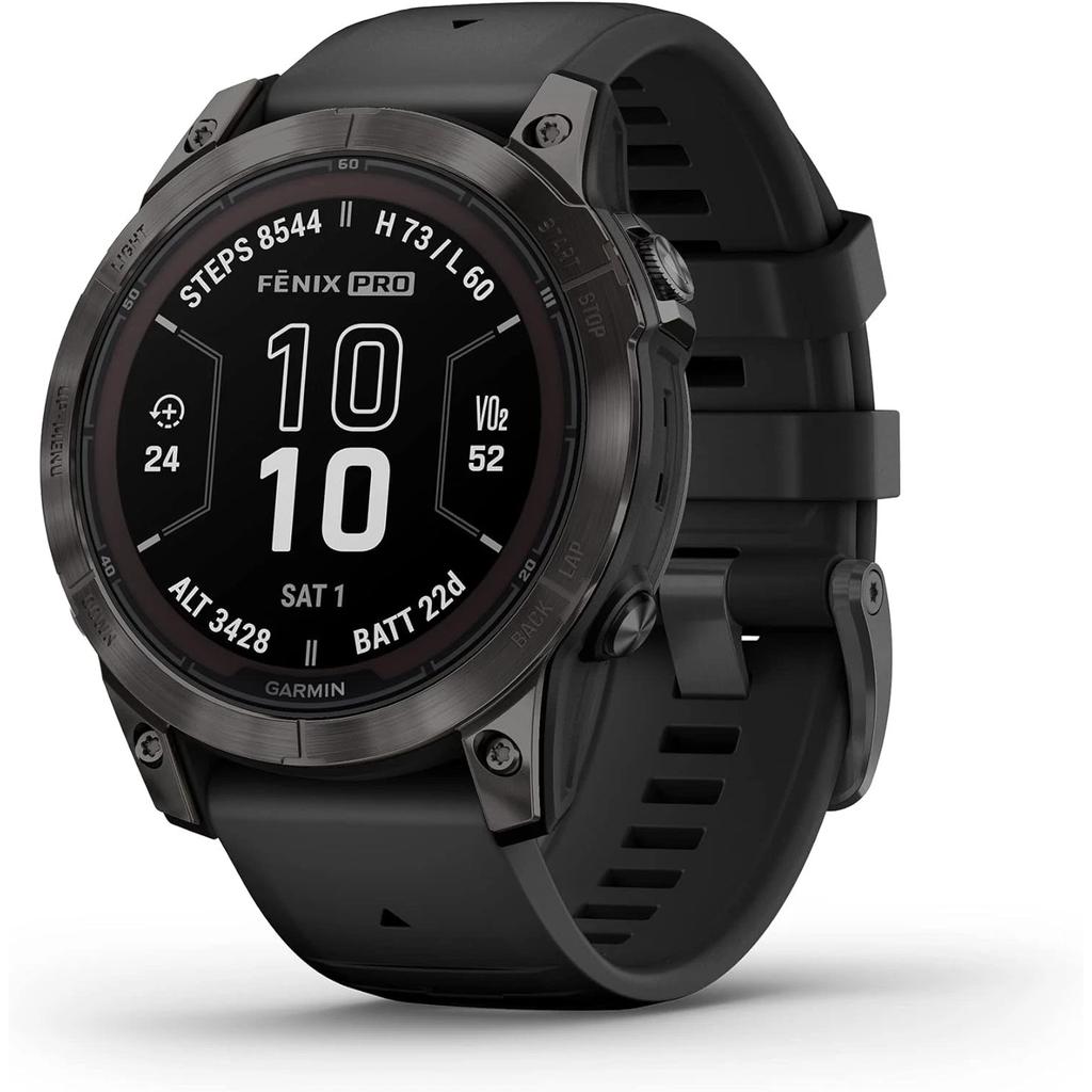 Garmin Smart Watch Fenix 7 HR GPS - Black Reconditionné - Garmin refurbished available on Backmarket
