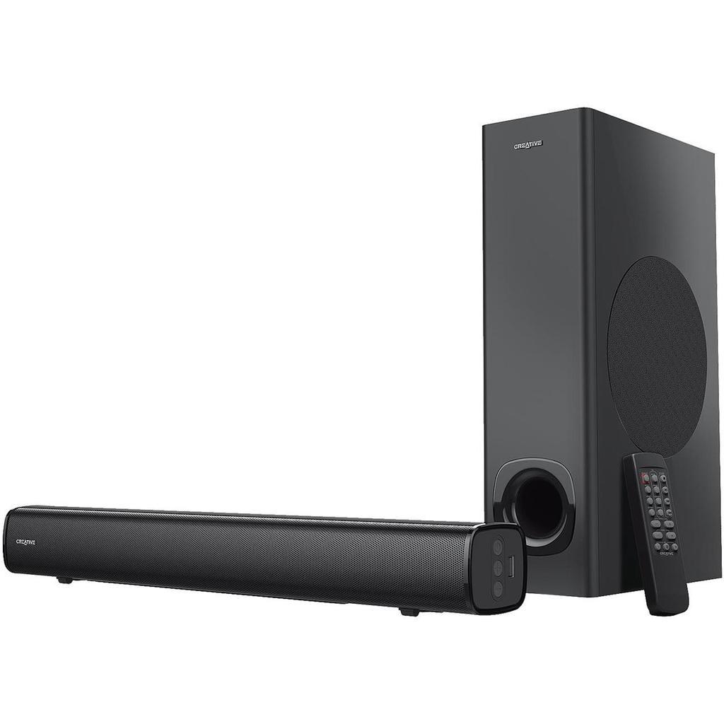 Buy Soundbar Creative Labs Stage 2.1 - Black Refurbished - $300.00 Soundbar Creative Labs Stage 2.1 - Black Refurbished - Creative Labs refurbished available on Backmarket