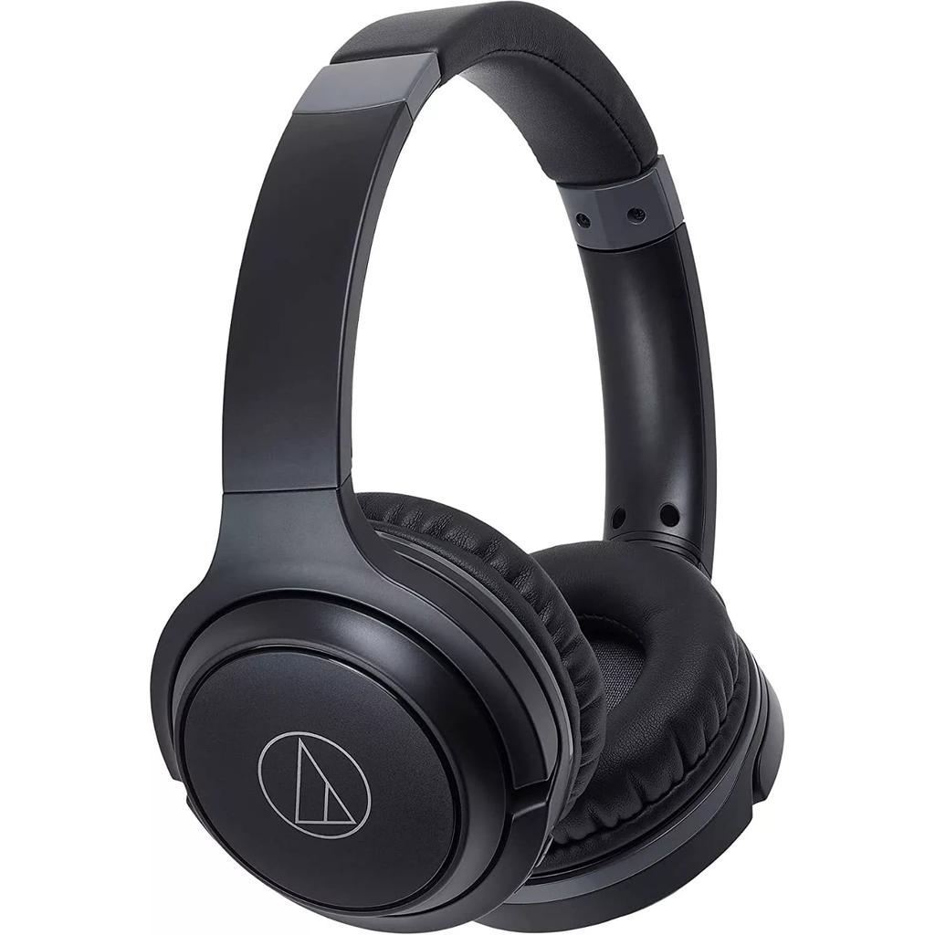 Audio-Technica ATH-S220BT Noise cancelling Headphone Bluetooth with microphone - Black Refurbished - Audio-Technica refurbished available on Backmarket