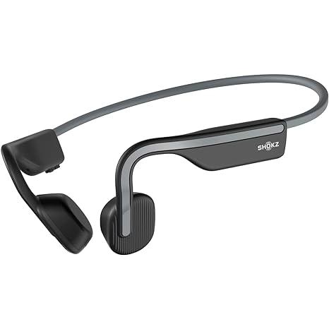 Shokz OpenMove Headphone Bluetooth with microphone - Black Refurbished - Shokz (also known as AfterShokz) refurbished available on Backmarket