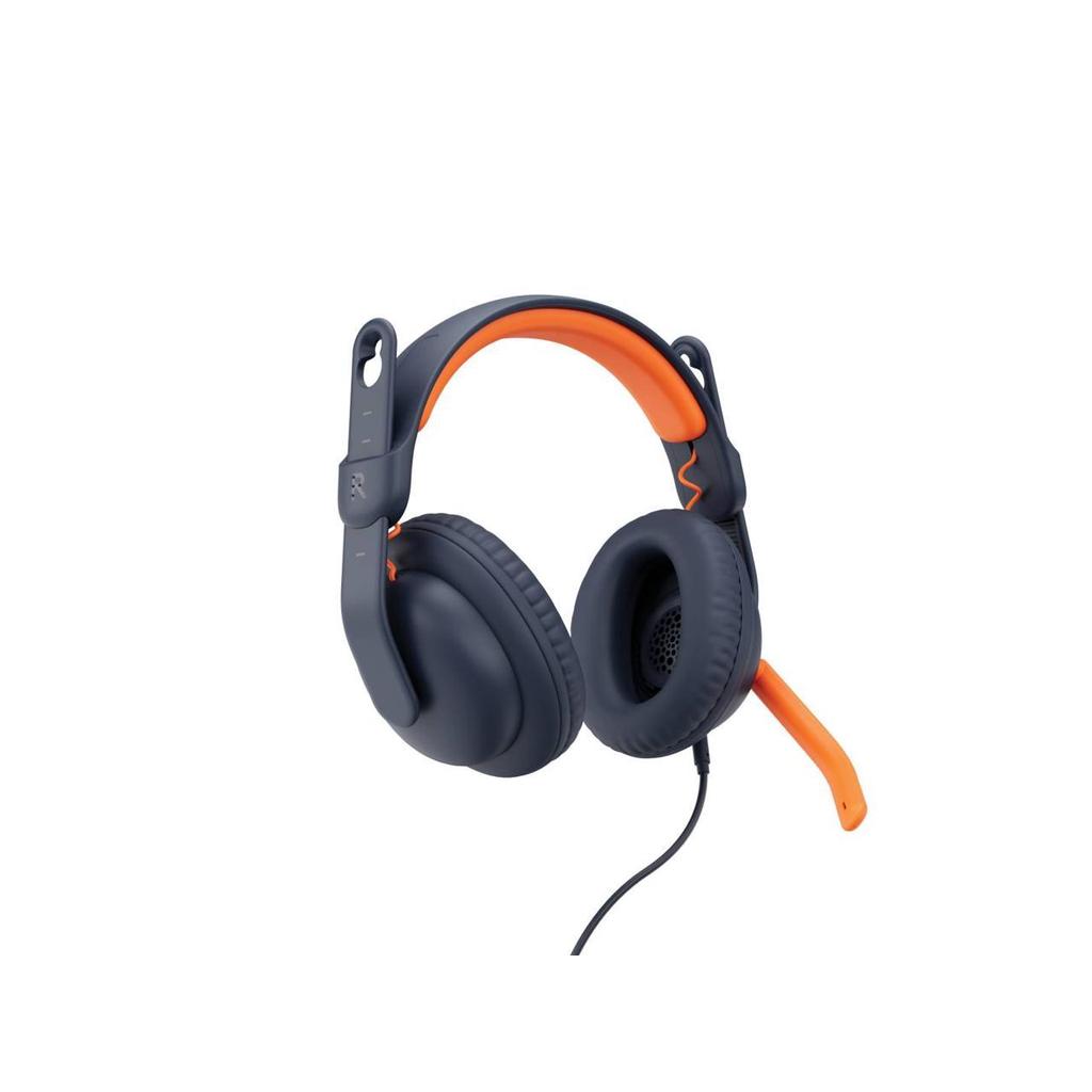 Logitech Zone Learn Noise cancelling Headphone with microphone - Black Refurbished - Logitech refurbished available on Backmarket