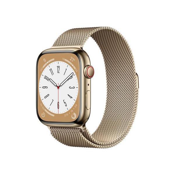 Buy Apple Watch Series 8 (2022) GPS + Cellular 41 mm - Stainless steel Gold - Milanese loop Gold Reconditionné - $269.95 Apple Watch Series 8 (2022) GPS + Cellular 41 mm - Stainless steel Gold - Milanese loop Gold Reconditionné - Apple refurbished available on Backmarket