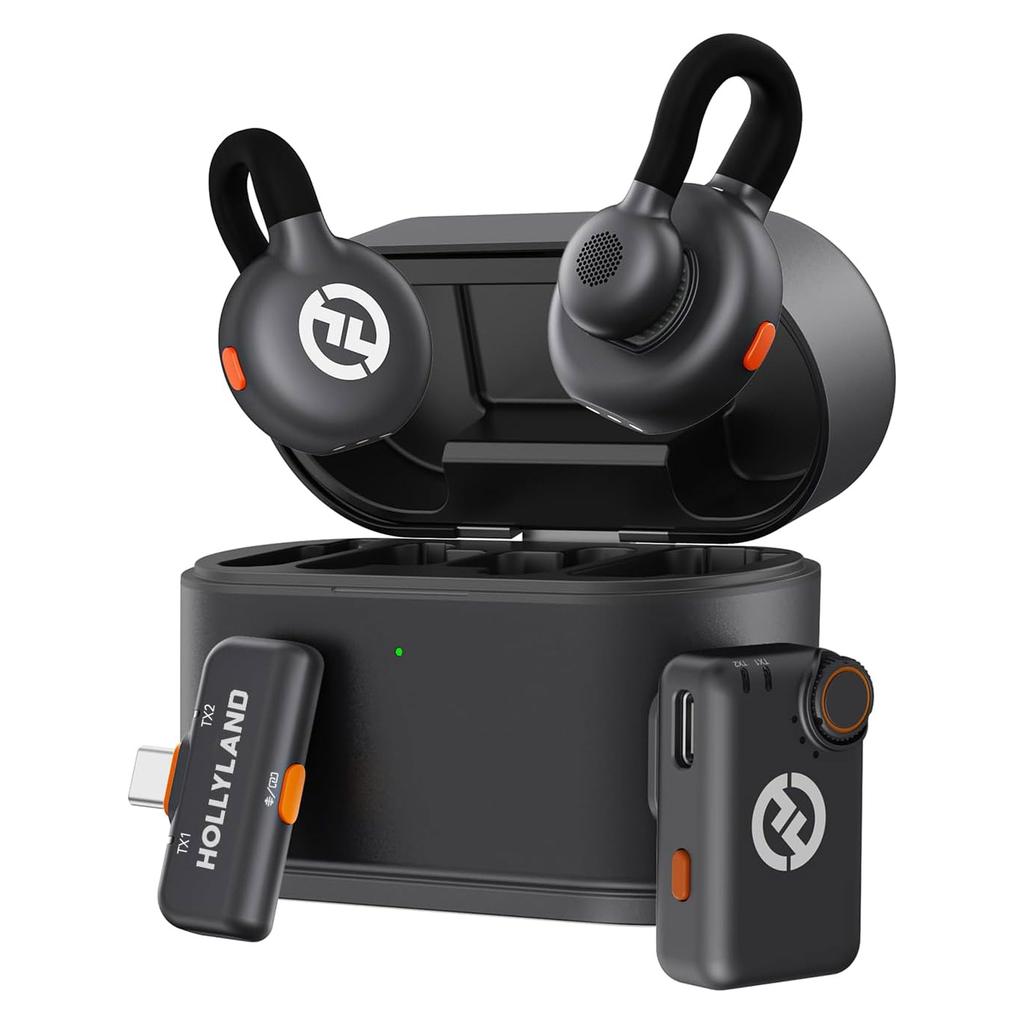 Hollyland LARK M2S Mini Combo Earbud Noise-Cancelling Bluetooth Earphones - Black Refurbished - Hollywood refurbished available on Backmarket