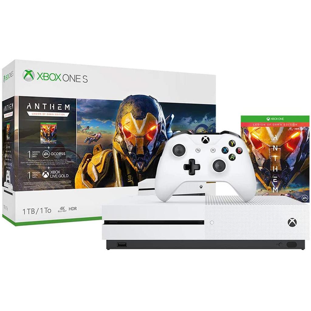 Xbox One S 1000GB - White + Anthem Reconditionné - Microsoft refurbished available on Backmarket