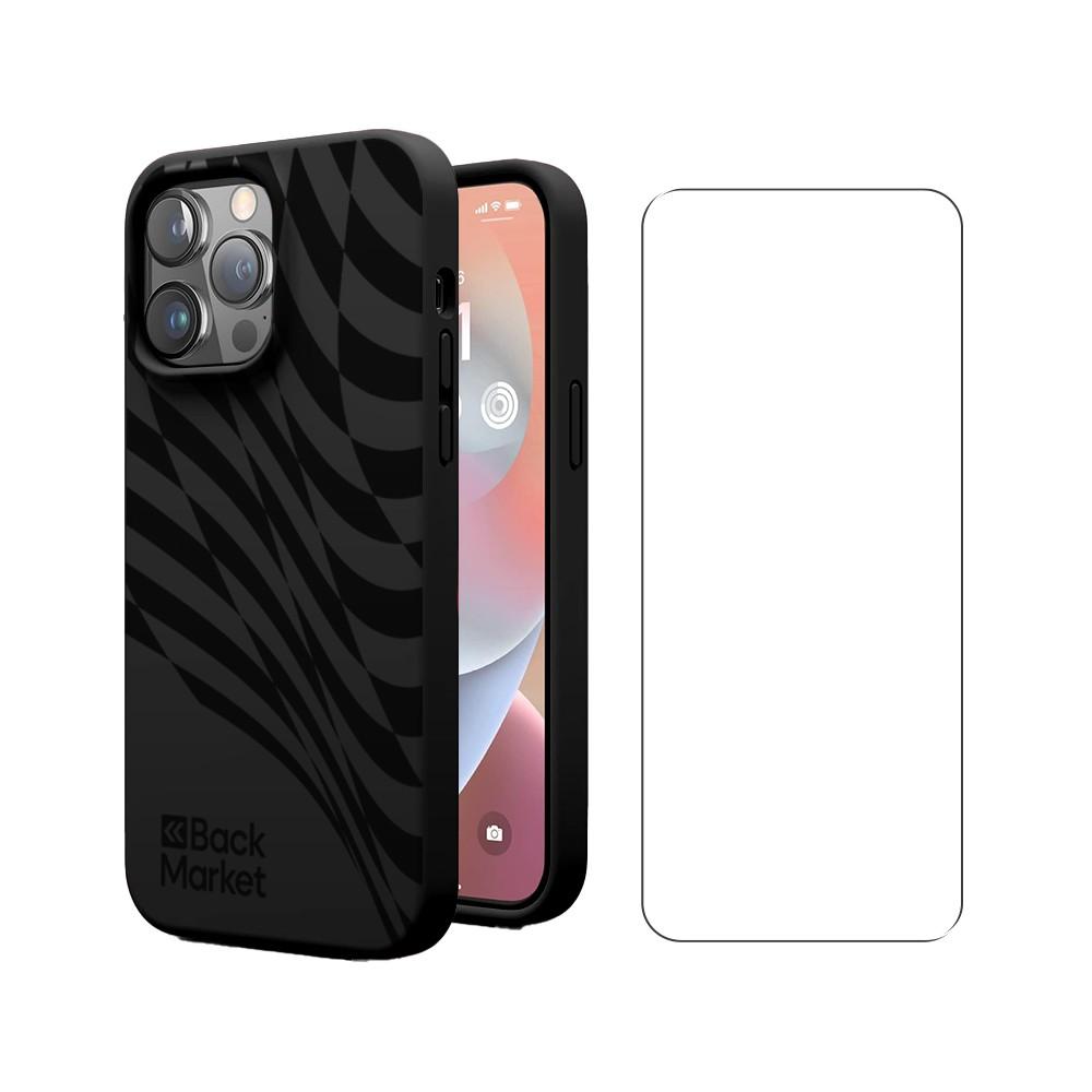 Back Market Case iPhone 14 Pro Max and protective screen - 100% Biodegradable - Black Wave Refurbished - Back Market refurbished available on Backmarket