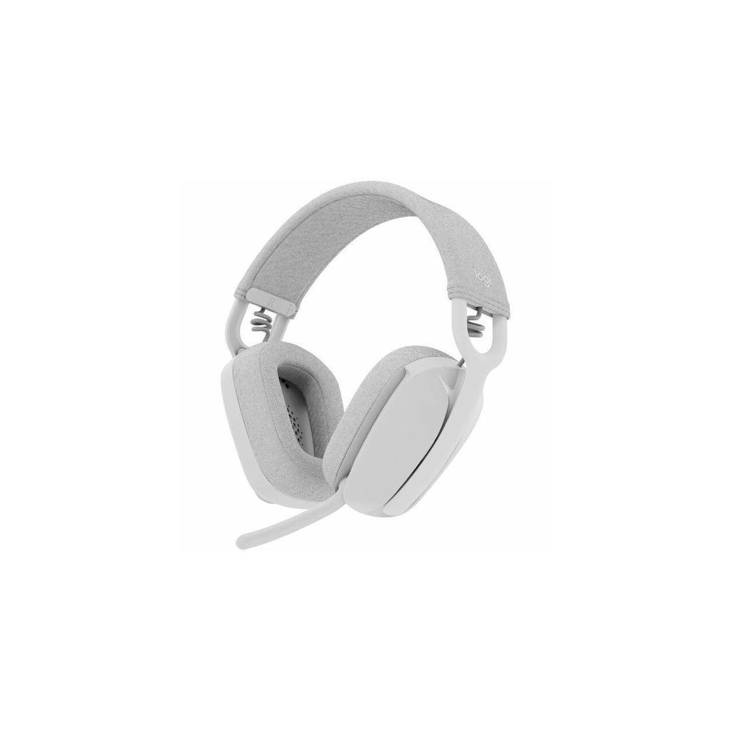 Logitech Zone Vibe 100 Noise cancelling Headphone Bluetooth with microphone - White Reconditionné - Logitech refurbished available on Backmarket