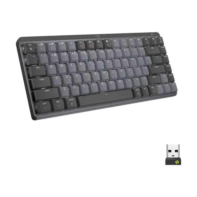 Logitech Keyboard QWERTY Wireless Backlit Keyboard MX Mini 920-010550 Refurbished - Logitech refurbished available on Backmarket